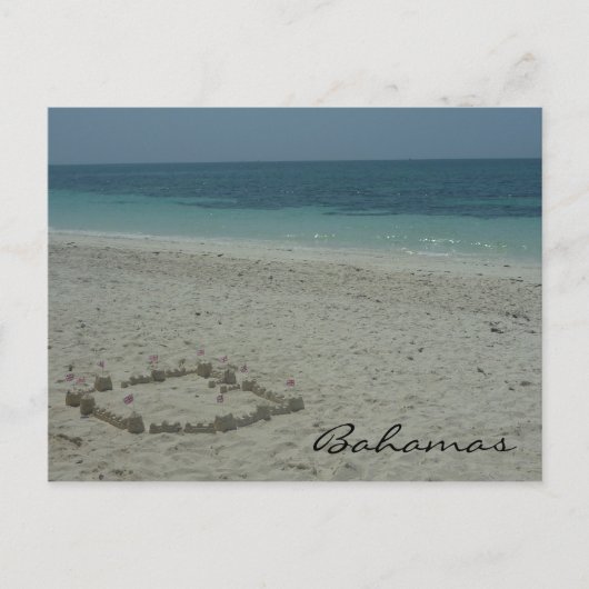 バハマの砂 ポストカード (正面)