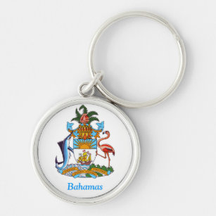 バハマの紋章付き外衣 キーホルダー
