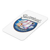 バハマの素晴らしいロゴ マグネット (左側)