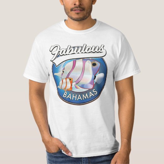 バハマの素晴らしいロゴ Tシャツ (正面)