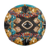 バハマの色を使った愛国野球 野球ボール (裏面)