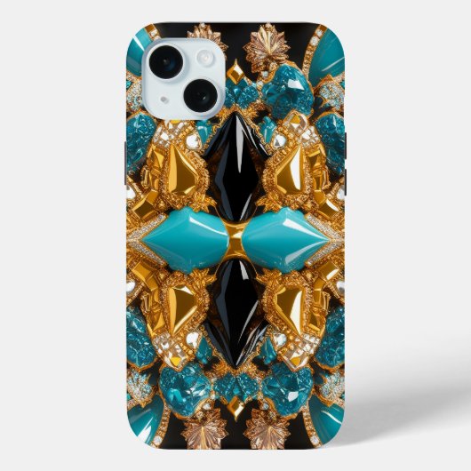 バハマの色彩をイメージしたApple iPhone 15 Plusケース Case-Mate iPhoneケース (裏面)
