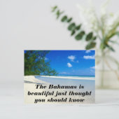 バハマはがき ポストカード (スタンド正面)