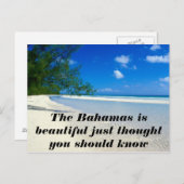バハマはがき ポストカード (正面/裏面)