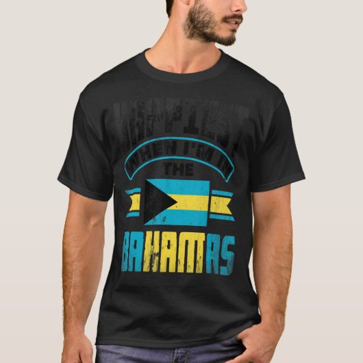 バハマはバハムで一番幸せ Tシャツ (正面)