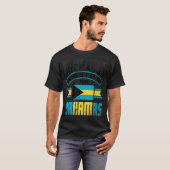 バハマはバハムで一番幸せ Tシャツ (正面フル)