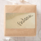 バハマはビーチ砂に看板を刻んだ ラベル (インサイチュ)