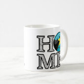 バハマは家の微笑の旗の家のウォーマーです コーヒーマグカップ (正面右)