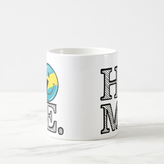 バハマは家の微笑の旗の家のウォーマーです コーヒーマグカップ (中央)