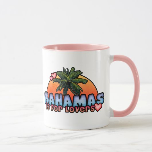バハマは恋人向け マグカップ (右)