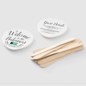 バハマへようこそ |宛先ウェディングカスタム ハンドファン (組立なし)