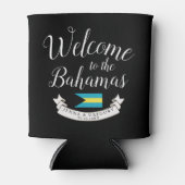バハマへようこそ |宛先ウェディングカスタム 缶クーラー (正面)