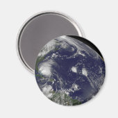 バハマを通過するハリケーン・アイリーン。 マグネット (正面/裏面)