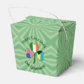 バハマアイリッシュアメリカンシャムロパーソナライズされたック フェイバーボックス (裏面サイド)