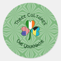 バハマアイリッシュアメリカンシャムロパーソナライズされたック