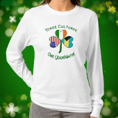 バハマアイルランドUSAフラッグスシャムロックパーソナライズされた Tシャツ