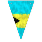 バハマオイルペインティングスケッチ バンティングフラッグ (第3の旗)