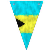 バハマオイルペインティングスケッチ バンティングフラッグ (第2の旗)