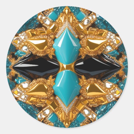 バハマカラーズデザイン ラウンドシール (正面)