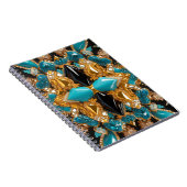 バハマカラーズ抽象デザイン ノートブック (右側)