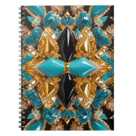 バハマカラーズ抽象デザイン ノートブック