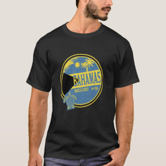 バハマカリブのナッサウヴィンテージバケーショントロピカル Tシャツ
