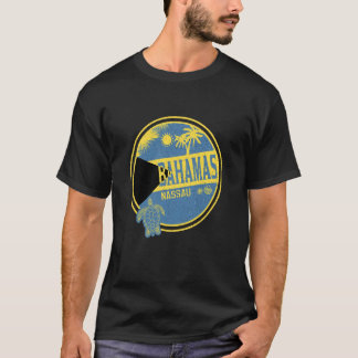 バハマカリブのナッサウヴィンテージバケーショントロピカル Tシャツ