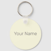 バハマカリブのレトロ島フラミンゴヴィンテージ キーホルダー (裏面)