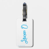 バハマガールズトリップバチェロレッテバケーション ラゲッジタグ (裏面縦)