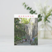 バハマクイーン階段ビューポストカード ポストカード (スタンド正面)