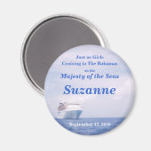 バハマクルーズステートルームドアマーカー マグネット (正面/裏面)