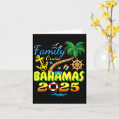 バハマクルーズ2025 家族 友達 グループバケーション カード (黄色い花)