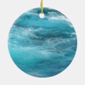バハマクルーズ – ターコイズウェイク セラミックオーナメント (裏面)