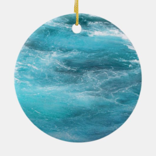 バハマクルーズ – ターコイズウェイク セラミックオーナメント (裏面)