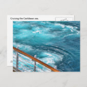 バハマクルーズ – ターコイズウェイク ポストカード (正面/裏面)