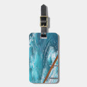 バハマクルーズ – ターコイズウェイク ラゲッジタグ (正面縦)