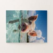 バハマスイミングピグ ジグソーパズル (横)