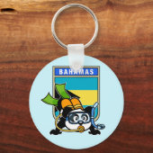 バハマスキューバパンダ キーホルダー (正面)