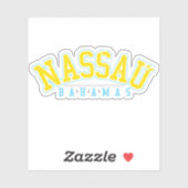 バハマステッカーナッソーバケーションバハミアンクルーズ シール (シート)