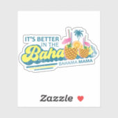 バハマステッカーバハママバケーションクルーズ シール (シート)