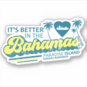 バハマステッカーパラダイスアイランドバケーションクルーズ シール (正面)