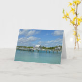 バハマズ・マリーナ、グレート・アバコ島 カード (黄色い花)