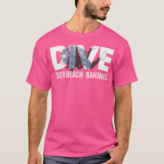 バハマダイブタイガービーチスキューバダイビングダイバー Tシャツ