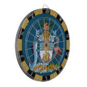 バハマダーツボード&フラッグダーツ/ゲームボード ダーツボード (正面左)