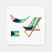 バハマチェーズ紙ナプキンス スタンダードカクテルナプキン (正面)