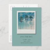 バハマトロピカルビーチ結婚式ザデイト 案内ポストカード (正面/裏面)