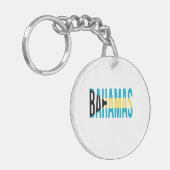 バハマバケーションアイランド国旗 キーホルダー (正面左)