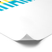 バハマバケーションアイランド国旗 ポスター (角)