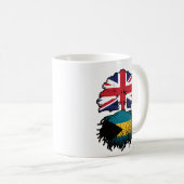 バハマバハマ英国ツリールーツ国旗 コーヒーマグカップ (正面右)
