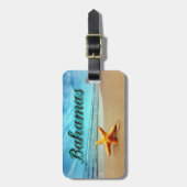 バハマヒトデ ラゲッジタグ (正面縦)